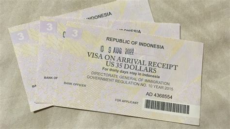 visum voor indonesie